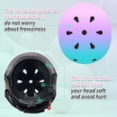 Adjustable Kids Bike Helmet with Knee & Elbow Pads Set, Color Gradient Design for Boys and Girls Aged 3-14+, for Skateboarding, Scooter, Roller & Inline Skating, Longboard by TinyTreasures Baby Boutique