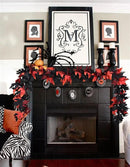 Lvydec 2 Pack Halloween Fall Maple Garland - 5.9ft/Piece Artificial Hanging Fall Leave Vines Garland Autumn Decor for Thanksgiving Home Wedding Party by CozyNest Decor