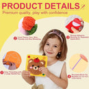 DIY Embroidery Doll Kit, Cartoon Animal Craft Sewing Kit for Kids, Felt Crafts, Beginner Sewing for Kids Ages 4-8 Plus - Helps Develop Fine Motor Skills (3PCS-Duck/Pig/Panda) by TinyTreasures Baby Boutique