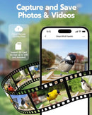 Bird Feeder with Camera, Smart Wild Bird Feeder for Outdoors with AI Identify, Solar Bird Feeder Watching Camera Auto Capture Birds & Real-time Notifications, Gifts for Birdlover (Arch) by CozyNest Decor