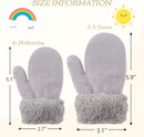 PESAAT Baby Girl Mittens Fleece Toddler Boy Mittens Warm Kids Winter Gloves Unisex Cold Weather Baby Gloves by TinyTreasures Baby Boutique