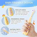 Toothbrush for Toddlers 1-3,Infant to Toddler Training Tooth Brush,Extra Soft Baby Toothbrushes Cleans Baby Sensitive Teeth Non-Slip Grip, Cute Dinosaur Kids Toothbrush for Boys Girls 2 Pack by TinyTreasures Baby Boutique