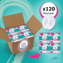 Lil-Lets Nursing Pads – 120 Individually Wrapped, Ultra-Thin, Absorbent & Fragrance-Free – Comfort & Protection for Nursing Moms Postpartum –Maximum Adhesion for Leak & Chafing Nipple Protection by TinyTreasures Baby Boutique