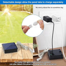 IMAGE Solar Curtain Lights 8 Modes 9.8x9.8 Feet Solar String Lights for Wedding Party Home Decoration Backdrops Full Waterproof UL Safety Standard Warm White by GreenHaven Gardens