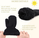 PESAAT Baby Girl Mittens Fleece Toddler Boy Mittens Warm Kids Winter Gloves Unisex Cold Weather Baby Gloves by TinyTreasures Baby Boutique