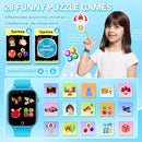 Vakzovy Kids Smart Watch Boys Aged 5-12, HD Touchscreen Kids Watch with 26 Games Video Camera Music Pedometer Audiostory Learn Card Educational Toys Birthday Gifts for Girls Ages 5 6 7 8 9 by TinyTreasures Baby Boutique