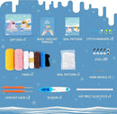 Crochet Kit for Beginners - Seal Crochet Kits with Step-by-Step Video Tutorials, Beginner Crochet Kit for Adults Kids, Crochet Animal Kit, 2 PCS Seals with a Fish Crocheting Set by TinyTreasures Baby Boutique