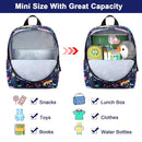 Accmor Toddler Backpack Leash with Anti Lost Wrist Link, Cute Mini Child Walking Harnesses Keep Kids Close Back Pack Rope Tether Rein for Baby Boys (Navy Blue/Dinosaur) by TinyTreasures Baby Boutique