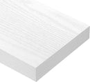 QEEIG Floating Shelf for Wall Bathroom Shelves Bedroom Kitchen Living Room Farmhouse Small Book Shelf 16 inch Set of 1, White (015-W1) by CozyNest Decor