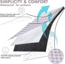 HX&OD Outdoor Picnic Blanket, Extra Large, 80''x80'' Waterproof Foldable Blankets Gingham Picnic Mat for Beach, Camping Grass Lawn Park Accessories Cute Couple Ideas Wedding (Light Brown, 80”x80”) by TinyTreasures Baby Boutique