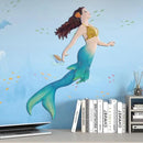 John's Studio Metal Mermaid Sea Wall Decor Outdoor Garden Hanging Art Sculptures Home Ocean Theme Decorations for Kitchen Bathroom and Pool - 14.9Inches by GreenHaven Gardens
