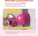 Baby Proofing Door Stopper, Door Pinch Guards Protect Child Fingers & PET Tails. Baby Safety Finger Protectors Prevent Pinch Injuries – Kids and Adults Love Whale Pinch Guard(Pink Pack of 2) by TinyTreasures Baby Boutique