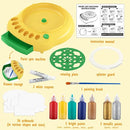 Arts and Crafts for Kids Ages 4-8,Paint Spin Art Machine Kit,Art Craft Set for 6-9 Year Old,Cool Painting Spinner Toys Kits Set,Art Supplies Birthday Gifts for Boy Girl Ages 6 7 8 9 10 11 12 Green by TinyTreasures Baby Boutique