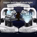 Compound Microscope，40X-2500X Research Class Professional Microscope，WF10x and WF25x eyepieces, Dual LED Lighting and Two-Layer Mechanical Stage，Microscope for Adults… by TinyTreasures Baby Boutique