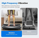 MERACH Vibration Plate Exercise Machine, 3D & 4D Vibration Plate with 2 Tension Ropes LED Display, Whole Body Vibration Platform for Women Men, Exercise Equipment for Home by CozyNest Decor