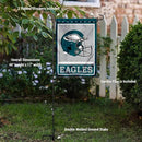 WinCraft Philadelphia Eagles Football Garden Flag and Pole Stand Holder by GreenHaven Gardens