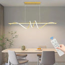 Modern Chandelier, Dimmable LED Pendant Light, Ring Chandelier for Living Room, Dining Room, Kitchen, Bedroom by CozyNest Decor