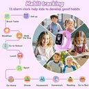 Smart Watch for Kids Girl Gift Ages 3-12, 2 Screen Protector, 26 Puzzle Games, HD Camera Video Music Player Touchscreen Pedometer, Educationtal Toy Brithday Gifts for Girl Ages 4 5 6 7 8 9 10(Purple) by TinyTreasures Baby Boutique