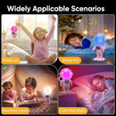 Astronaut Sunrise Alarm Clock for Kids, White Noise Sound Machine with 30 Soothing Sounds, 22 Dimmable Nightlights, Bluetooth Speaker, Dual Digital Alarm Clocks, Wake Up Light for Bedroom, Adults by TinyTreasures Baby Boutique