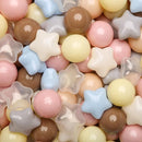 GOGOSO Ball Pits Balls for Toddlers Pack of 50 100 200 Plastics Shape Ball Non-Phthalate Non-BPA Non-Toxic 2.2-Inch Crush Proof Play Balls by TinyTreasures Baby Boutique