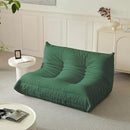Luxury Sofa Couch Chair, Lazy Floor Seating, Fireside Bean Bag Chair, Ergonomic Tatami Sofa Lounger for Living Room, Bedroom, Office, Loveseat, Green by CozyNest Decor