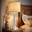 Farmhouse Table Lamps for Bedroom Set of 2 Vintage 3-Way Dimmable Touch Control Nightstand Lamps, Bedside Lamps for Living Room, Traditional Nightstand Lamp End Table lamps 28.5" (Bulbs Included) by CozyNest Decor