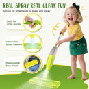 Kids Cleaning Toy Set,Mini Spray Mop Montessori Toys Pretend Play Cleaning Tool for Toddlers with Spray Mop & Kids Broom Dustpan Set Cleaning Toys Gift for Toddlers Girls Boys Age 3+ by TinyTreasures Baby Boutique