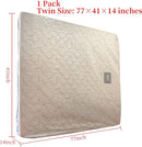 Twin Mattress Bag for Moving and Storage Cover -5 Mil Zipper Plastic Waterproof Mattress Storage Bag,77x41x14 inches,1 Pack by TinyTreasures Baby Boutique