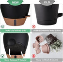 2 Pack 10 inch Plant Pots, PP Plastic Self Watering Plant Pot with Drainage and Tray for Indoor Outdoor Plants , Water Level Window & Reservoir Flower Pots Decorative Planter (Black, 10 Inch) by CozyNest Decor