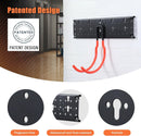 Ultrawall Multi-Storage Garage Hooks, Utility Rack with Multiple Installation Methods, Wall-Mounted Garden Tool Organizer System for Shovels, Rakes, Ladders,17pcs by GreenHaven Gardens