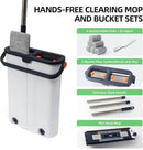360° Mop and Bucket Set with Wringer – Microfiber Floor Mop System for Home Cleaning – Long Handle, Wash & Dry Dual Tank, Extra Absorbent Pads, Space-Saving Design for Hardwood, Tile & Laminate Floors by CozyNest Decor