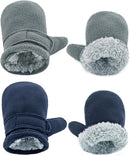 BAVST Baby Toddler Winter Mittens Girls Warm Fleece Lined Gloves Kids Sherpa Lined Mittens for Boys by TinyTreasures Baby Boutique