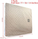Full Mattress Bag for Moving and Storage Cover -5 Mil Zipper Plastic Waterproof Mattress Storage Bag,77x56x14 inches,1 Pack by TinyTreasures Baby Boutique