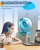Tronsmart Kids Headphone for School Travel, Foldable Safe Volume 85/93dB, HD Stereo Sound Over-Ear Boys Girls Headphones for Kid, 3.5mm Kids Headphones with Cord for iPad, Kindle, Tablets,KH01(Blue) by TinyTreasures Baby Boutique