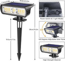 Toodour Solar Spot Light Outdoor, 6 Pack Solar Lights Outdoor with 2 Modes, Waterproof Solar Powered Flood Lights Landscape Lighting for Yard Garden Home Pathway Walkway Outdoor Decor - Warm White by GreenHaven Gardens
