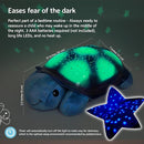 Cloud b Calming Nightlight Star Projector | Gentle Brightness | 3 Colors | 8 Constellations | Auto-Shutoff | Twilight Turtle Blue by TinyTreasures Baby Boutique