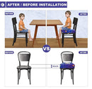 Toddler Booster Seat for Dining Table, Portable Booster Seat for Kitchen Chair, 4 Inch High-Density Foam Cushion with Adjustable Safety Straps and Non-Slip Bottom, Perfect for Kids Travel and Daily by TinyTreasures Baby Boutique