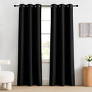NICETOWN 100% Blackout Curtains 84 Inch Length for Bedroom, Privacy Thermal Insulated Grommet Window Drapes for Living Room, 2 Panels, Black, 42 x 84 Inch by TinyTreasures Baby Boutique