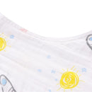 Toddler Sleep Sack for 2-4T Baby, Organic Cotton Wearable Blanket for Boys and Girls 0.5 TOG 2-Way Zipper Sleeping Sacks Soft 4 Layers X-Large Rocket by TinyTreasures Baby Boutique