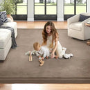 Baby Play Mat for Floor Tummy Time Mat Nursery Rug Muscle Mat Area Rug Playroom Rug Tatami Mat 13'1"x6'7" Memory Foam 1.3" Thick Crawling Mat For Babies,Toddlers, Infants, Kids,Floor Mat(Brown) by CozyNest Decor