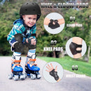 Kids Bike Helmet Set Adjustable Helmet for Ages 3-15 Kids Toddler Boys Girls Youth, Multi-Sport Bicycle Skateboarding Football Rollerskating Scooter Rollerblade Balance Bike Helmets by TinyTreasures Baby Boutique