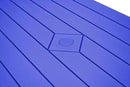 OEF Furnishings Heavy Duty Blow Molded Folding Picnic Table - Blue, Black Fram