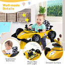 BABY JOY 4-in-1 Baby Walker, Foldable Activity Walker with Adjustable Height & Speed, Music, Lights, Anti-Rollover, Toddler Push Walker, Baby Walker with Wheels for Boys Girls 6-18 Months (Yellow) by TinyTreasures Baby Boutique