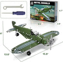 Lucky Doug Building Toys Model Airplane Set - DIY Building Stem Projects Toys for Kids Boys Ages 8-12, Assembly Science Toys for Model Fans by TinyTreasures Baby Boutique