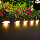 Solar Deck Lights Outdoor, 16 Pack Solar Step Lights LED Waterproof Patio Decor Solar Lights for Outside Railing, Stairs, Fence, Post, Yard and Driveway, Warm White by GreenHaven Gardens