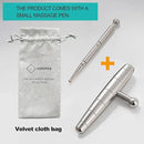 2 in 1 Trigger Points Massage Tool Stainless Steel T-Bar Deep Tissue Massage Tool for Pain Relief Full-Body Fascial Relaxation – Ideal for Shoulders, Neck, Legs, and Arms – Perfect for Sports Therapy by CozyNest Decor