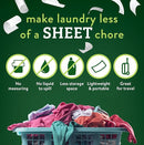 Biokleen Laundry Detergent Sheets (2 PACK) - Free & Clear From Fragrances and Dyes, Hypoallergenic Enzymatic Cleaning - 100 Sheets, 200 Loads by TinyTreasures Baby Boutique