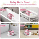 Baby Bath Seat for Babies 6 Months & up Non-Slip Toddler Bath Seats for Sitting Up Infant Bathtub Chair with Suction Cups and Soft Cushion for Baby Shower Tub Seat by TinyTreasures Baby Boutique