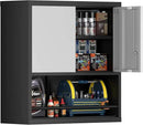 Garage Cabinets,Metal Storage Cabinet with Locking Door,Lockable Wall Mount Cabinet for Storage,Hanging Cabinets for Garage,Kitchen,Office by CozyNest Decor