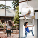 Heavy Duty Swing Hangers for Wooden Sets 2000 LB Capacity Hammock Hanger 360 Swivel Stainless Steel Swing Hardware Accessories 2 Packs for Porch Playground Yoga Heavy Bag by TinyTreasures Baby Boutique